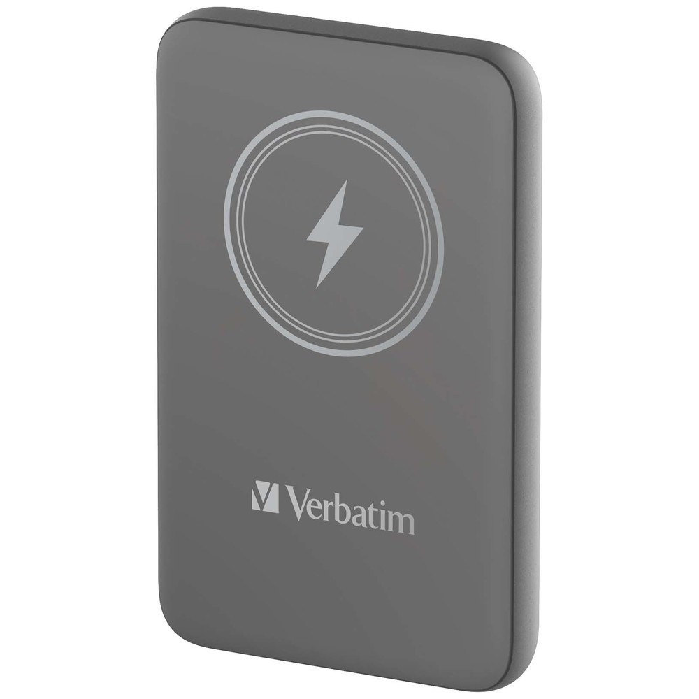 Външна батерия Verbatim MCP-10GY, 10000 mAh, USB-C PD 20W, Магнитна безжична зареждане 15W - 32249 - 2