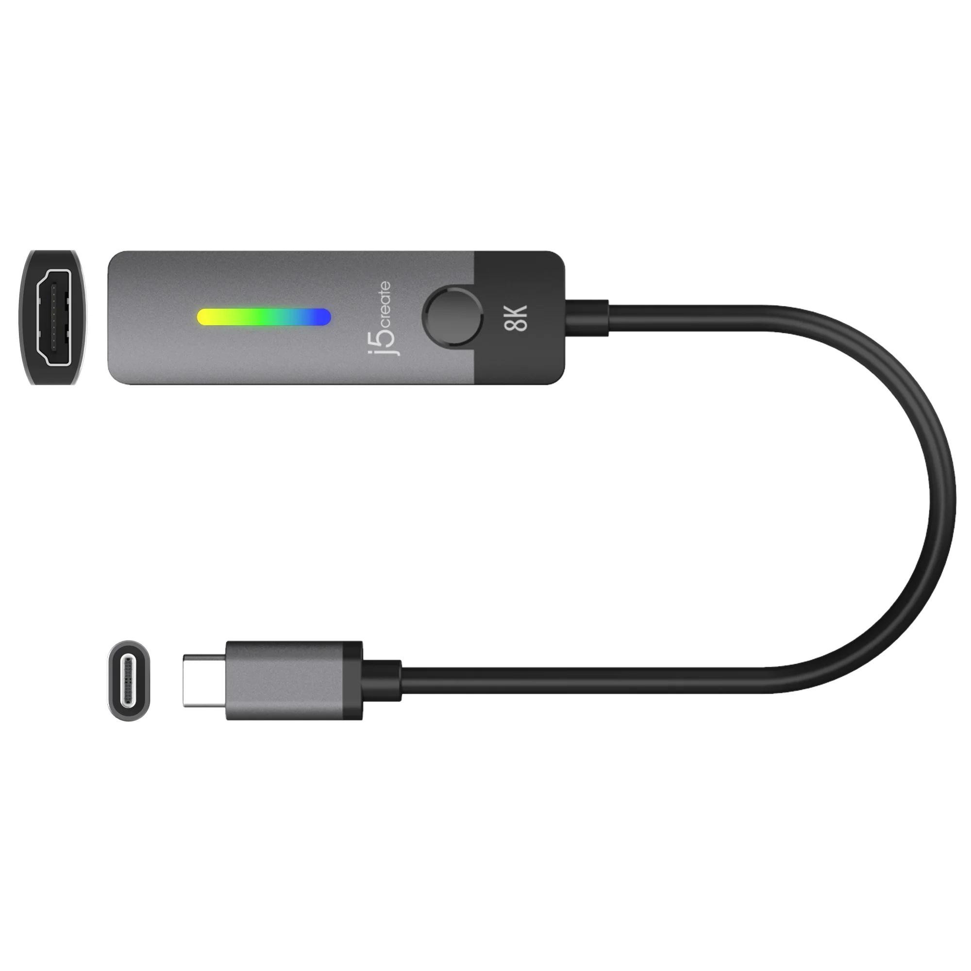 Адаптер j5create JCA157, USB-C към HDMI 2.1 8K - J5-JCA157 - 2