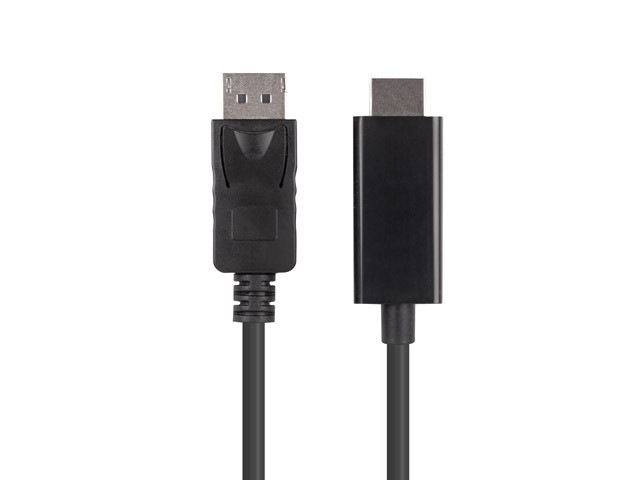 Видео кабел LANBERG DisplayPort към HDMI, 3m, черен - CA-DPHD-11CC-0030-BK - 3