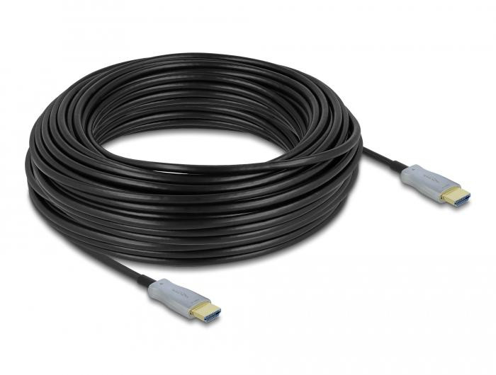 Оптичен кабел DeLock, HDMI мъжко/мъжко, 30m, 4K 60Hz - DELOCK-85049 - 1