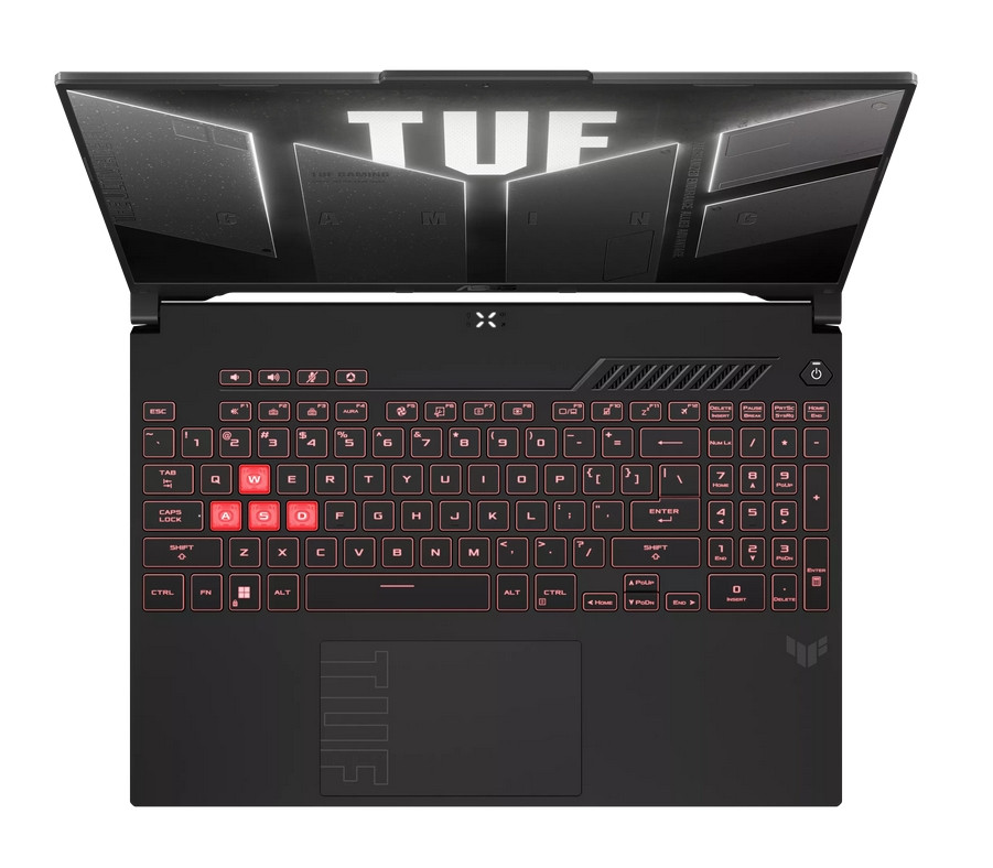 Лаптоп ASUS TUF Gaming FA607NUQ-RL014, 16" WUXGA 144Hz IPS, AMD Ryzen 7 170 3.2GHz, RTX 4050 6GB, 16GB DDR5 4800MHz, 512GB SSD - 90NR0QF3-M00380 - 4