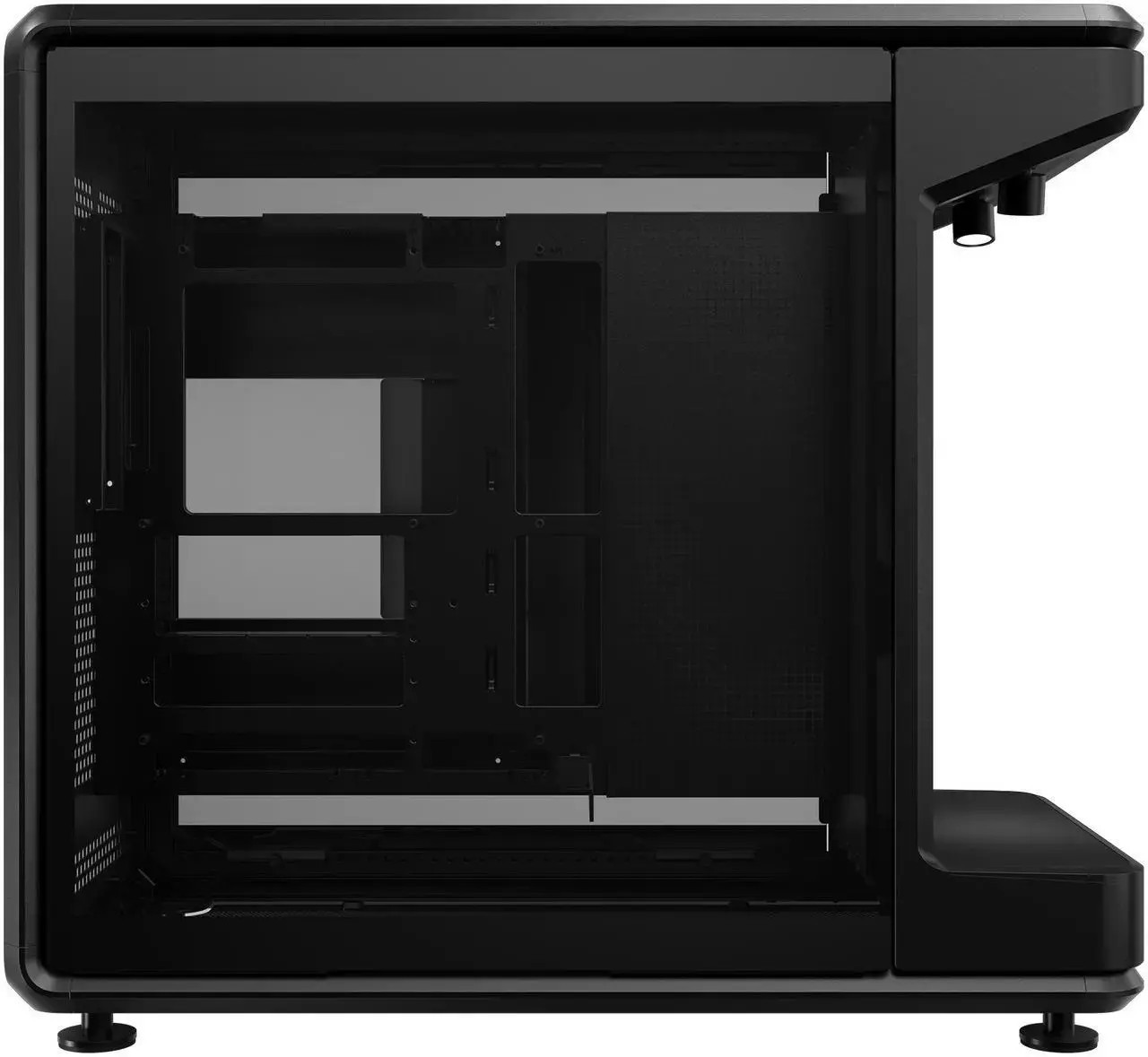 Кутия за компютър Cooler Master MasterFrame 360 Stage LCD, Middle Tower, 3x120mm включени вентилатори, ARGB Hub - MF360-KHNN-S02 - 6