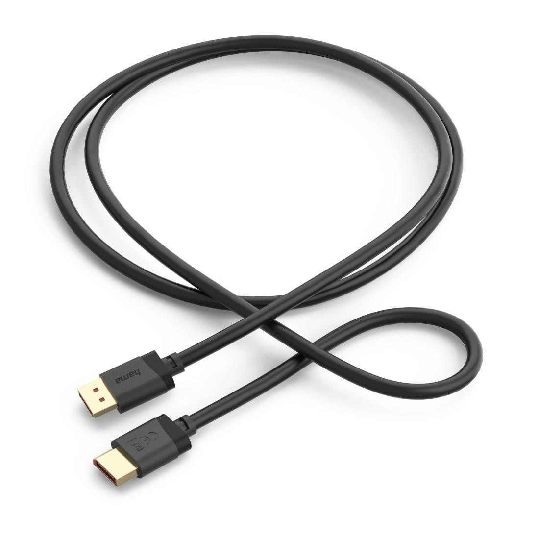 Кабел HAMA DisplayPort 2.1, 2м, 40 Gbit/s, 8K Ultra-HD - HAMA-202010 - 6