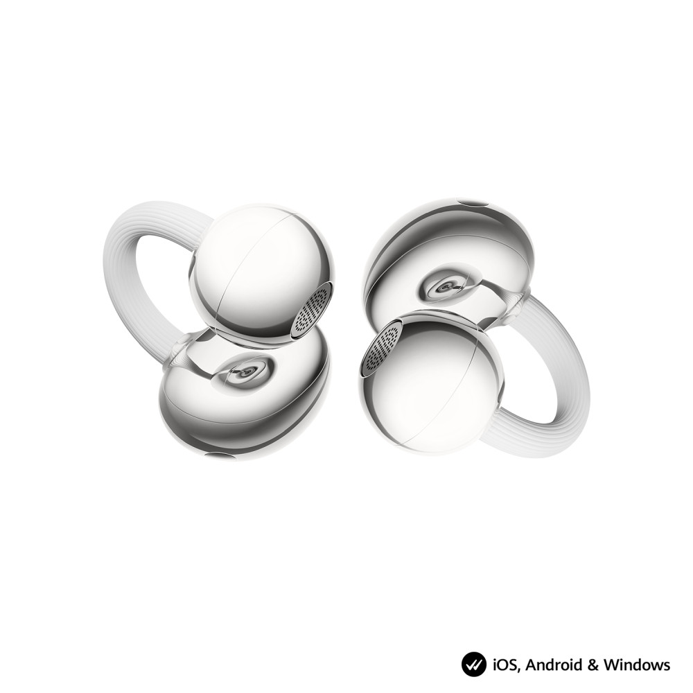 Безжични слушалки Huawei FreeClip 2 Robin-T10, Open-ear, Bluetooth 6.0, IP57 Водоустойчиви, Бял - 6942103169441 - 3
