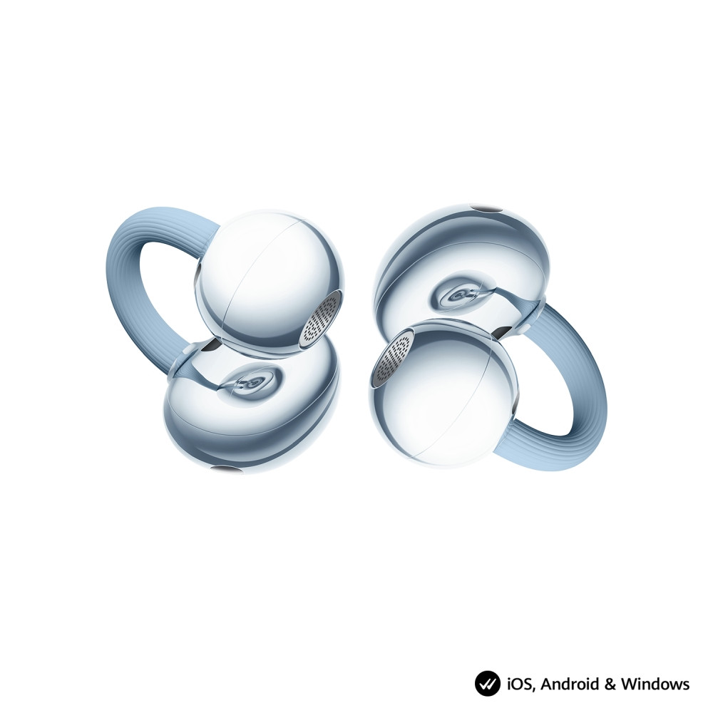 Слушалки Huawei FreeClip 2, Open-ear, Bluetooth 6.0, 9 часа батерия, Blue - 6942103169458 - 3