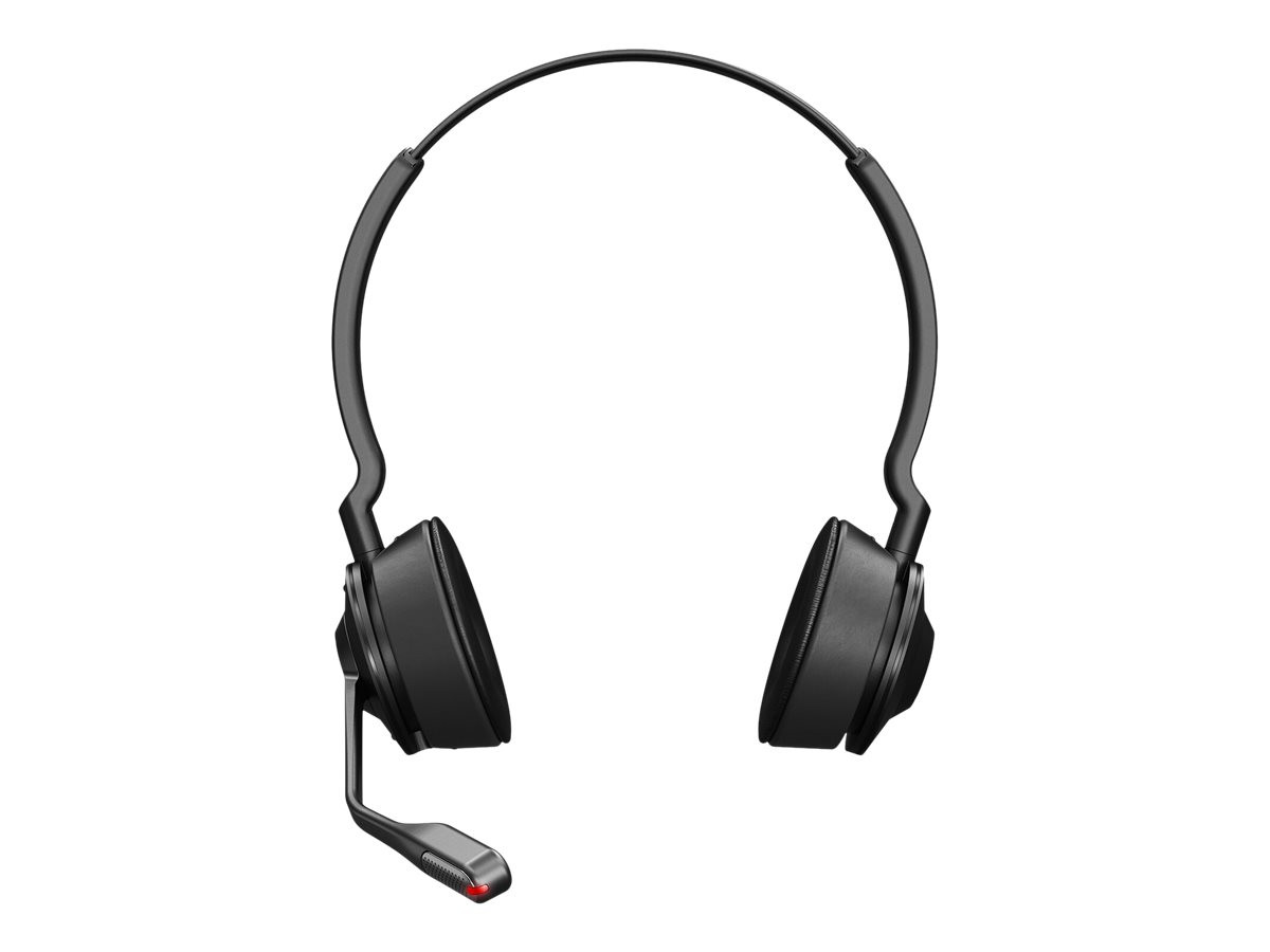 Безжична DECT слушалка Jabra Engage 55, Stereo On-ear, Boom микрофон, 13 часа работа, Microsoft Teams сертифицирана - 9559-450-111 - 2