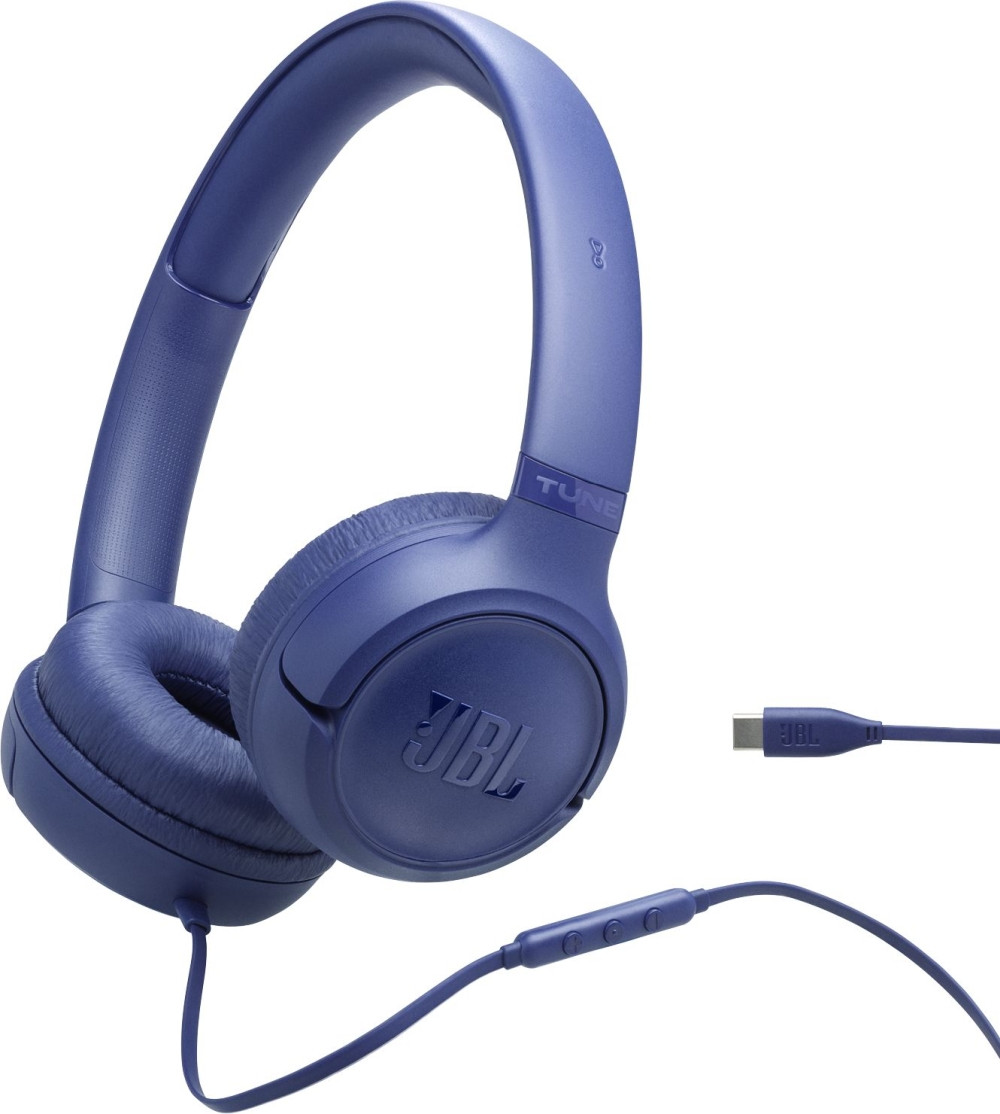 Слушалки JBL TUNE 530C, USB-C, Вградена микрофон, 20Hz-40kHz, Сини - JBLT530CBLU - 1