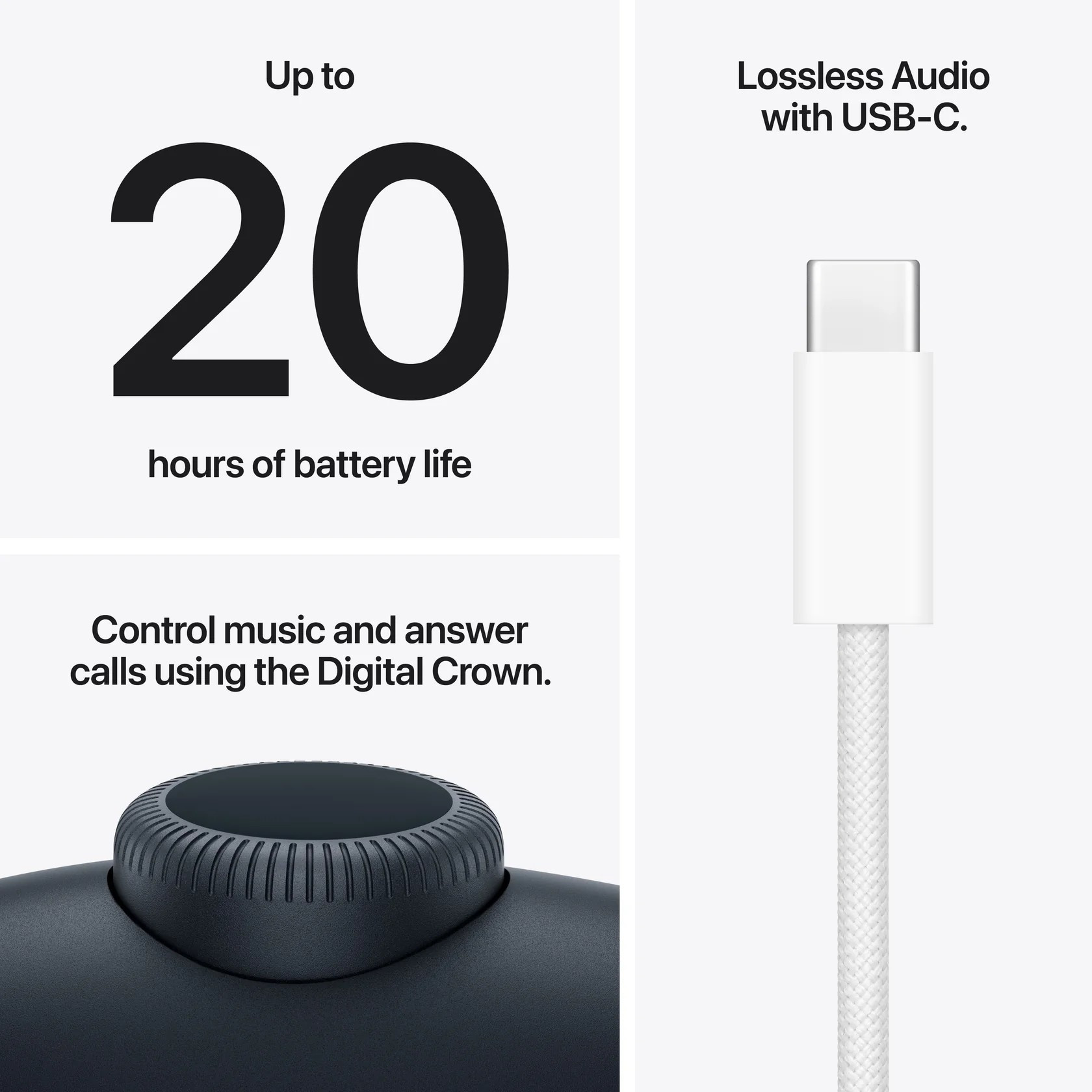 Слушалки Apple AirPods Max, Midnight - mhwk4zm/a - 7