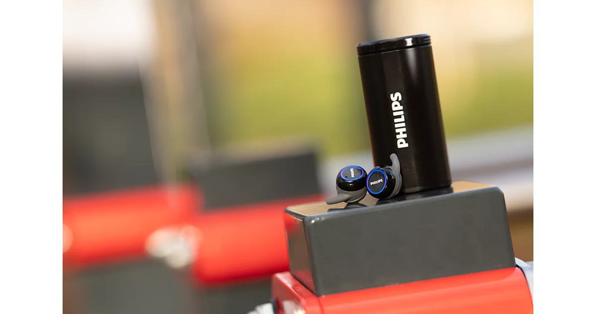 Безжични слушалки Philips Action Fit, IPX5 водоустойчиви, Bluetooth 5.0, 6 часа работа - TAST702BK - 4