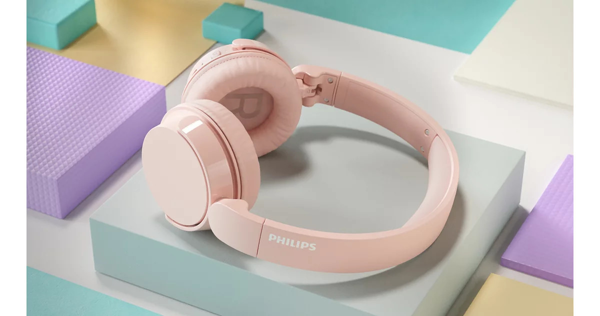 Безжични слушалки PHILIPS TAH4209, 32mm говорители, Bluetooth 5.3, 55 часа автономия, розови - TAH4209PK/00 - 4