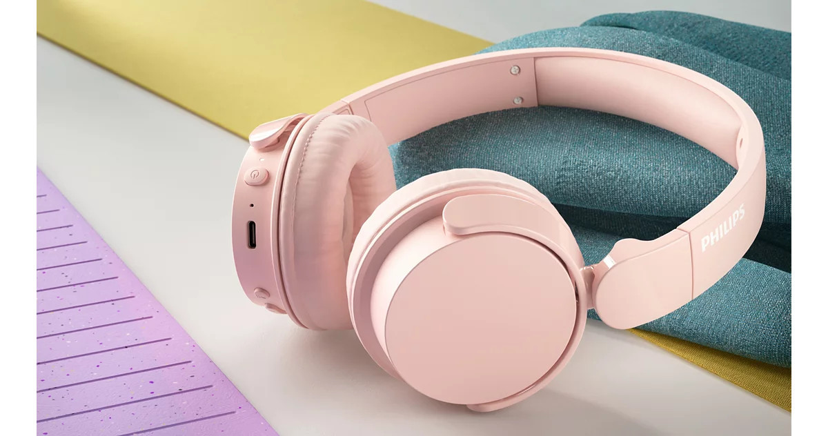 Безжични слушалки PHILIPS TAH4209, 32mm говорители, Bluetooth 5.3, 55 часа автономия, розови - TAH4209PK/00 - 5