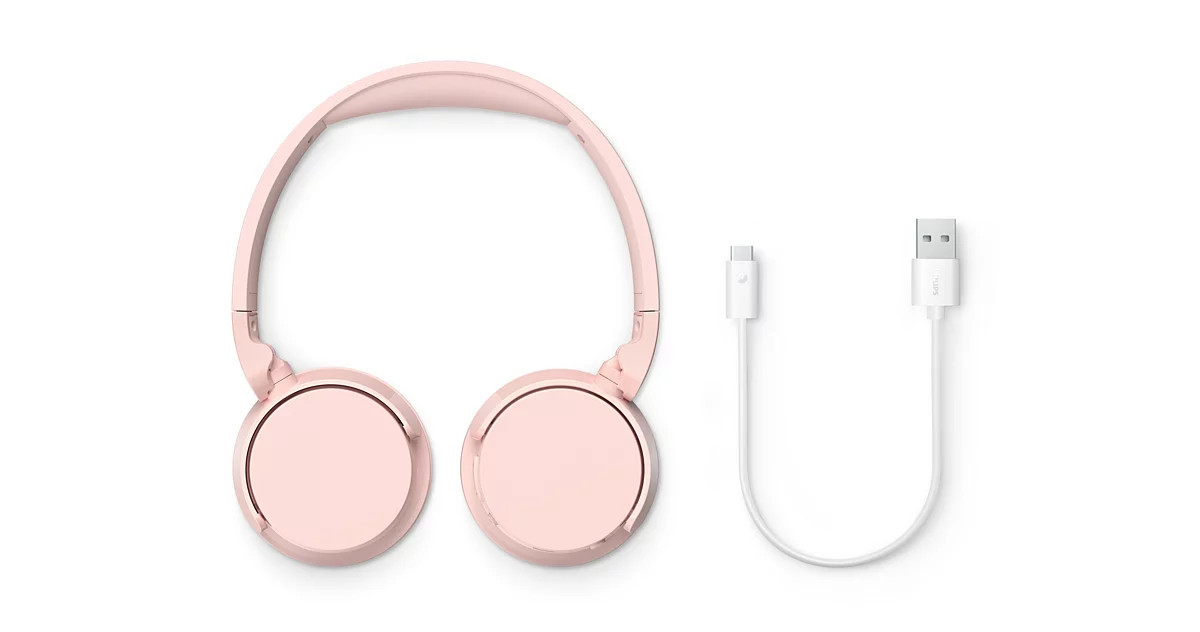 Безжични слушалки PHILIPS TAH4209, 32mm говорители, Bluetooth 5.3, 55 часа автономия, розови - TAH4209PK/00 - 6