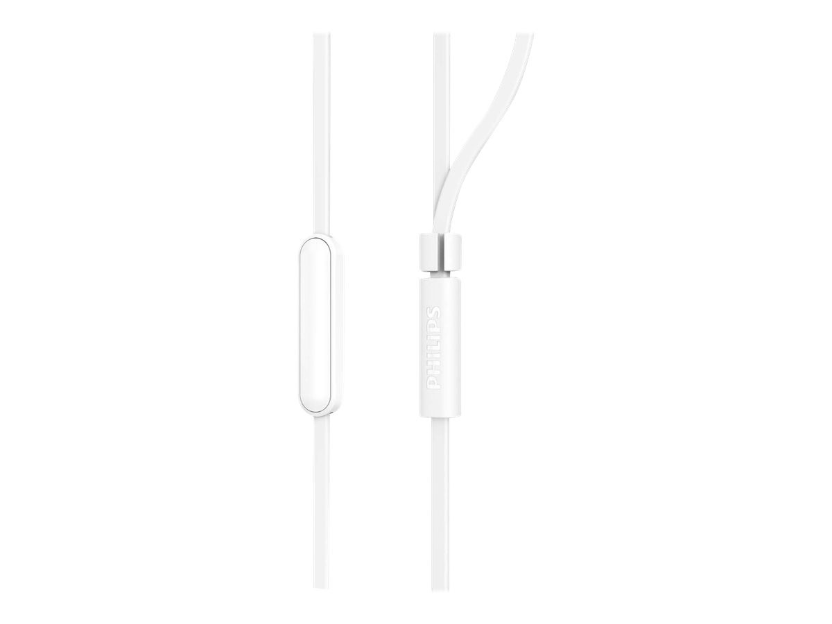 Слушалки Philips TAE1105WT, In-ear 8.6mm, Динамични, жични 3.5mm - TAE1105WT/00 - 3