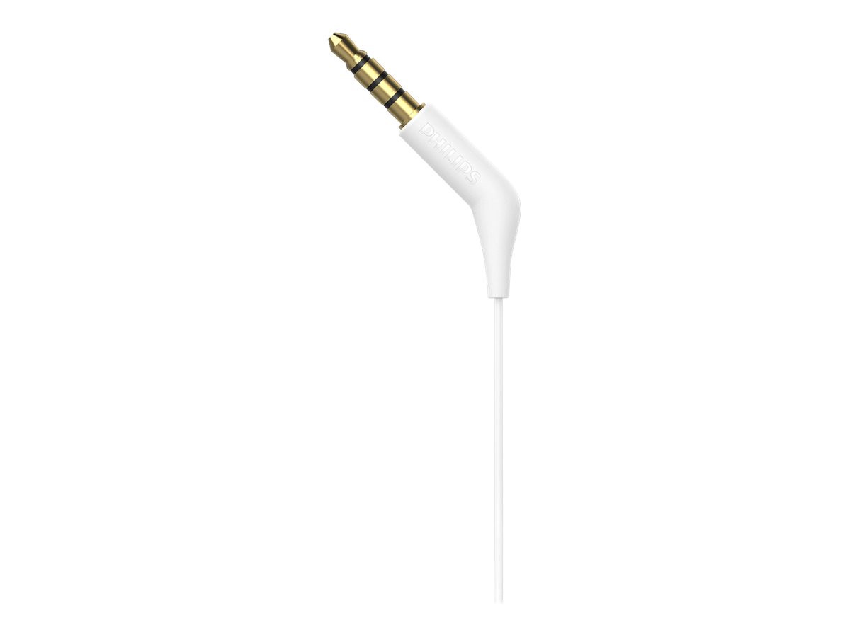 Слушалки Philips TAE1105WT, In-ear 8.6mm, Динамични, жични 3.5mm - TAE1105WT/00 - 4