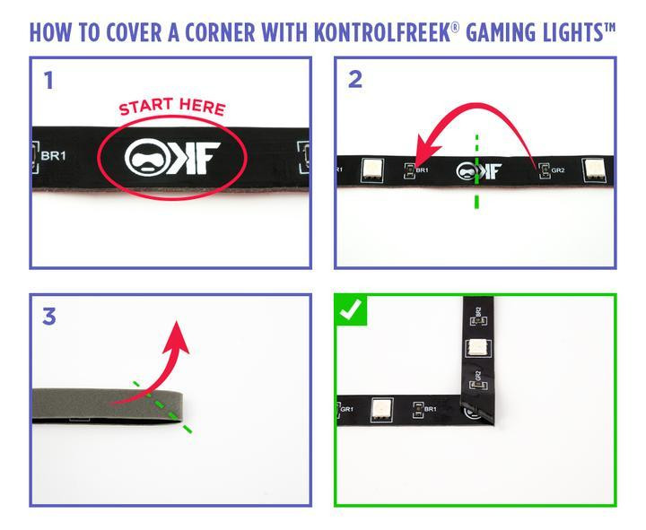 RGB лента KontrolFreek Gaming Lights Kit, USB 3.6m - 4211-RTL - 6