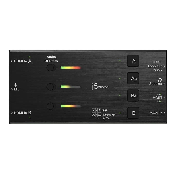 Видео кепчър j5create JVA06, Dual HDMI, USB 3.0 Type-C - 6