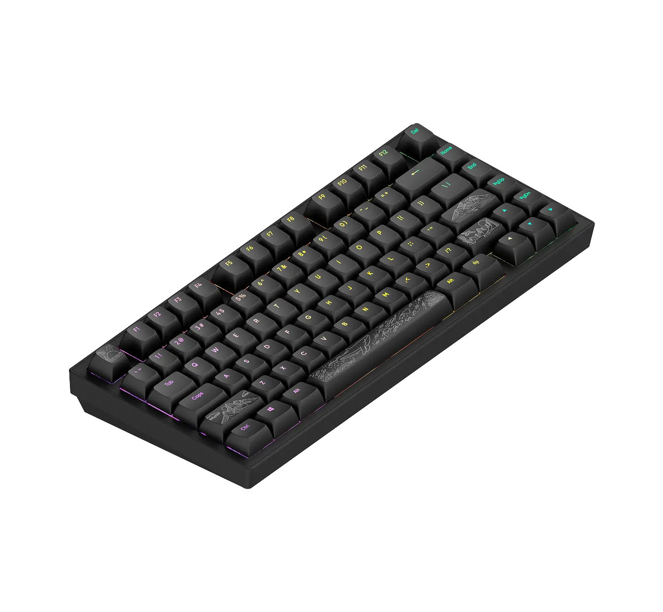 Механична геймърска клавиатура Dark Project ALU81A Terra Nostra V2 Black RGB - DPKB_NOSTRA_81_ANSI_BLACK_R2 - 4