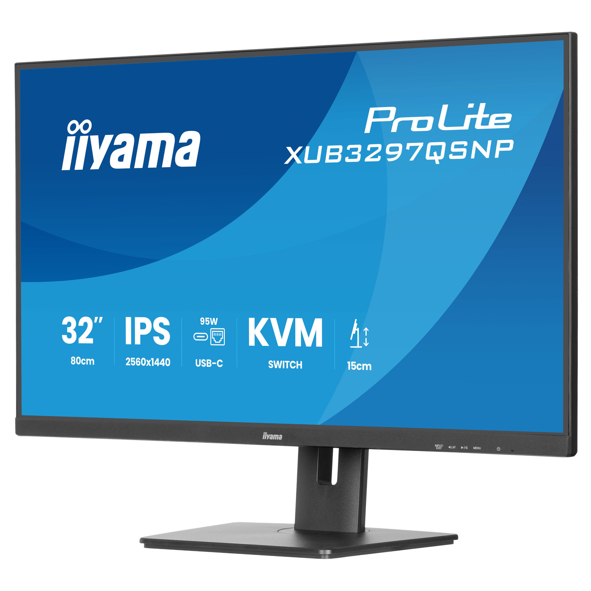 Монитор IIYAMA XUB3297QSNP-B1, 32" 2560x1440 IPS - 4
