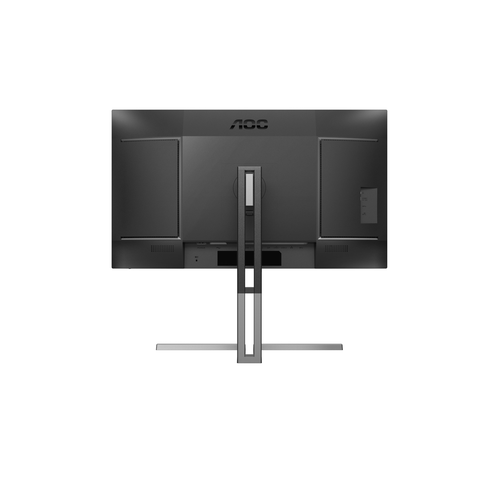 Монитор AOC U27U3CV, 27" 4K UHD, Nano IPS, KVM функцията, Adaptive Sync, Flicker Free, Low Blue Light, KVM, USB-C Docking - 7