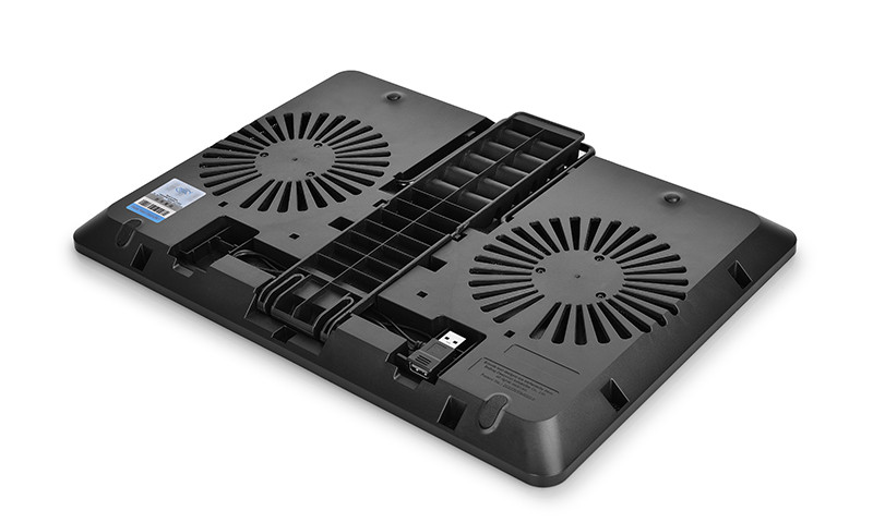 Охладител за лаптоп DeepCool U-PAL, 15.6", 2x140mm вентилатора, USB 3.0 - DP-N214A5-UPAL - 4