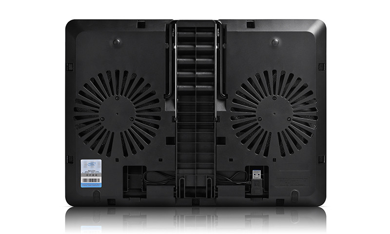 Охладител за лаптоп DeepCool U-PAL, 15.6", 2x140mm вентилатора, USB 3.0 - DP-N214A5-UPAL - 7