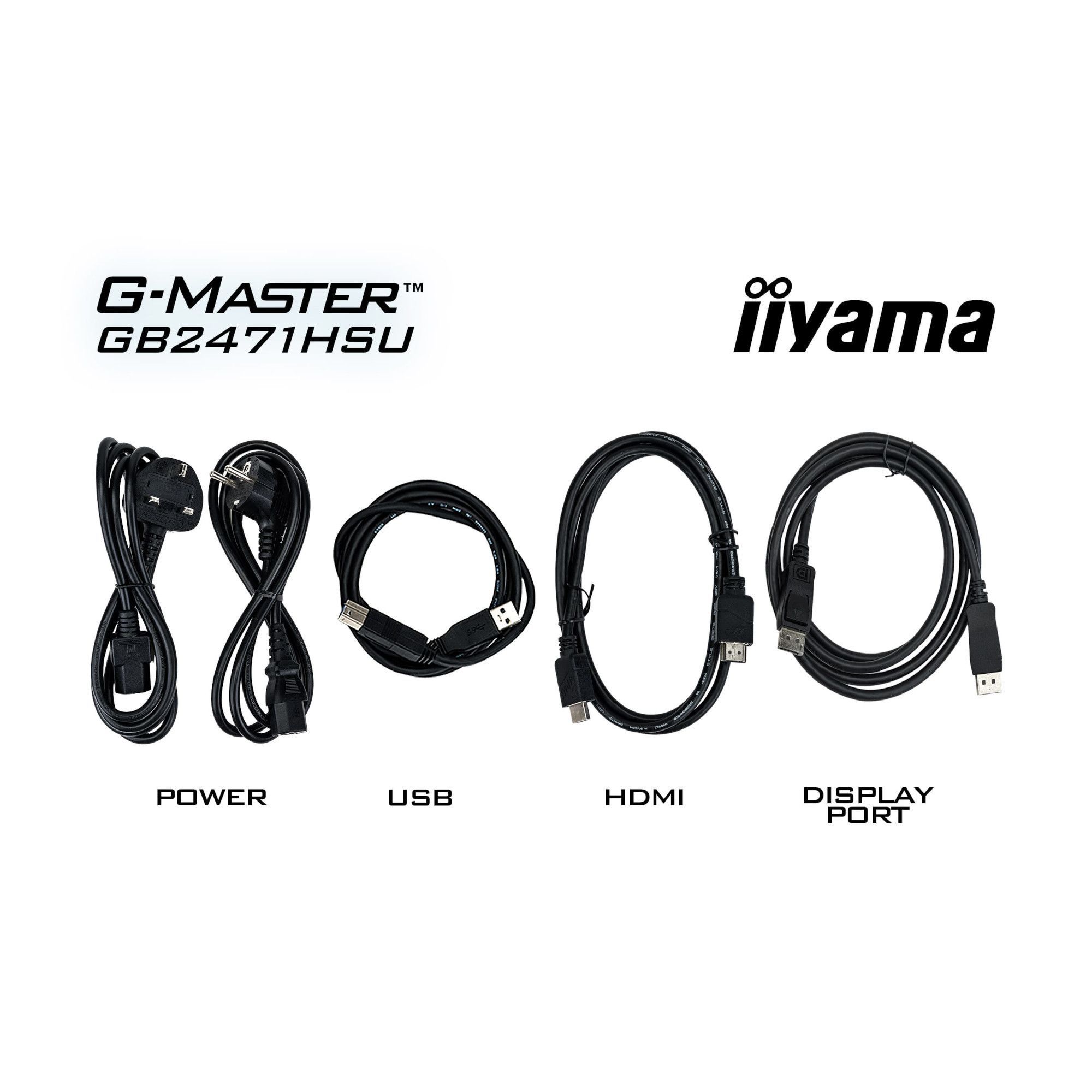 Монитор IIYAMA GB2471HSU-B1, 23.8" Full HD Fast IPS, 240Hz, 0.3ms, Adaptive Sync и G-SYNC  - 10