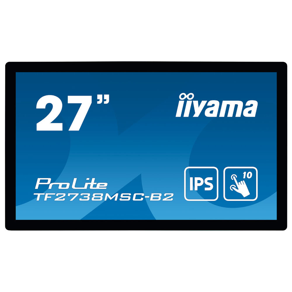 Тъч монитор IIYAMA TF2738MSC-B2, 27" Full HD IPS Capacitive multi-touch - 1