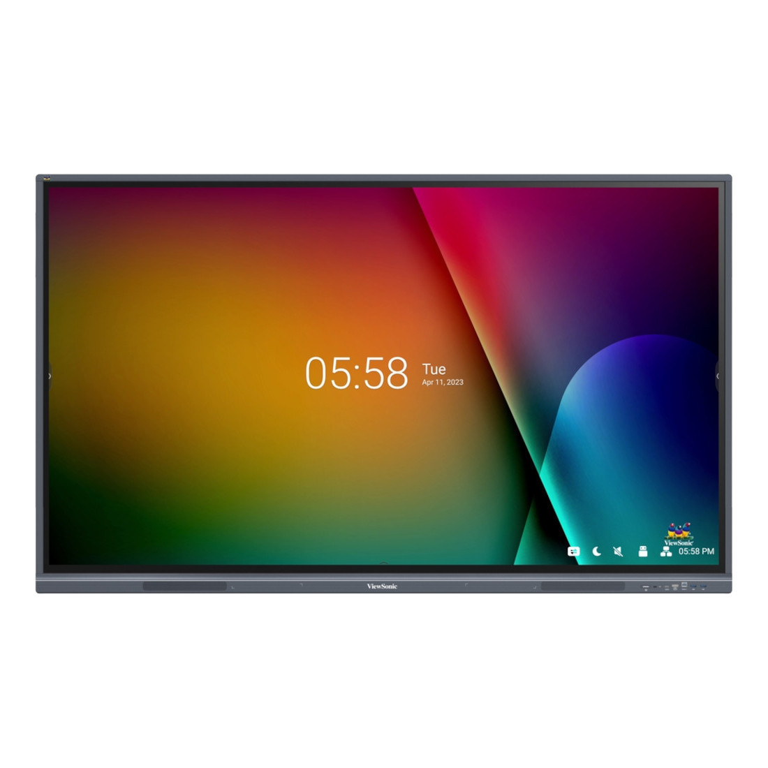 Интерактивен дисплей ViewSonic IFP6533-G, 65" 4K IPS Infrared Multi Touch, Quad-core ARM Cortex A55, 8GB RAM, 128GB Storage, Android 13 - 1