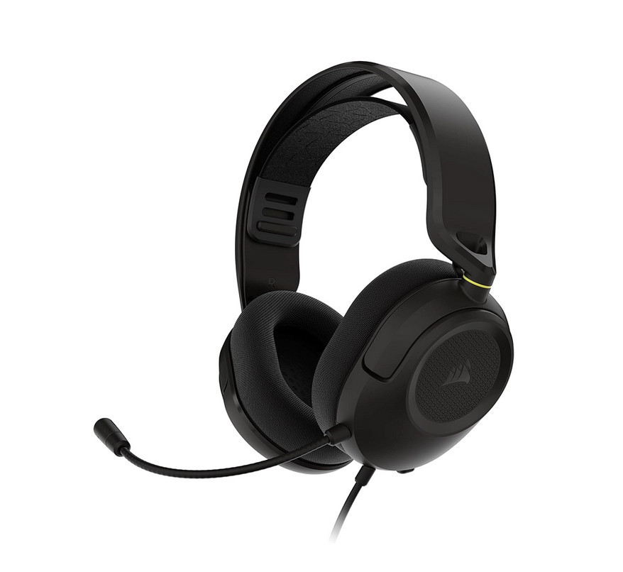 Геймърски слушалки Corsair HS35 v3 Carbon, 3.5mm/USB-A, 50mm, микрофон - CA-9011399-WW - 7