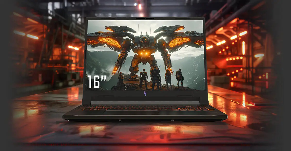 Лаптоп Acer Nitro V16 AI ANV16-42-R4CR, 16.0", WQXGA, AMD Ryzen 7 260, RTX 5070 8GB GDDR7 DLSS 4, 16 GB, 1 TB SSD - NH.U1FEX.006 - 3