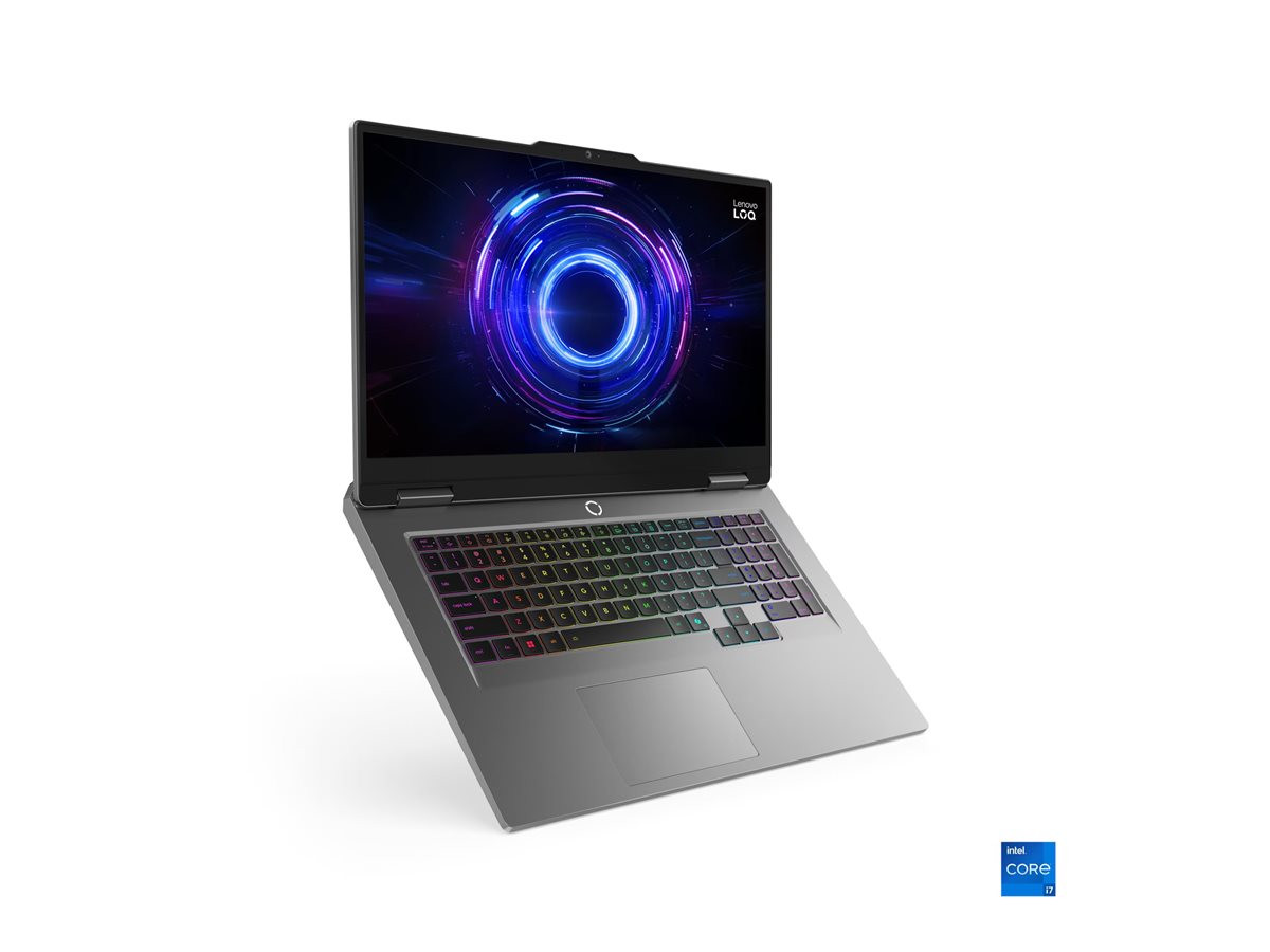 Лаптоп LENOVO LOQ, 17.3" FHD 165Hz, Intel Core i5-13450HX, RTX 5050 8GB, 16GB DDR5, 1TB SSD, Без ОС - 83JH00DRBM - 2