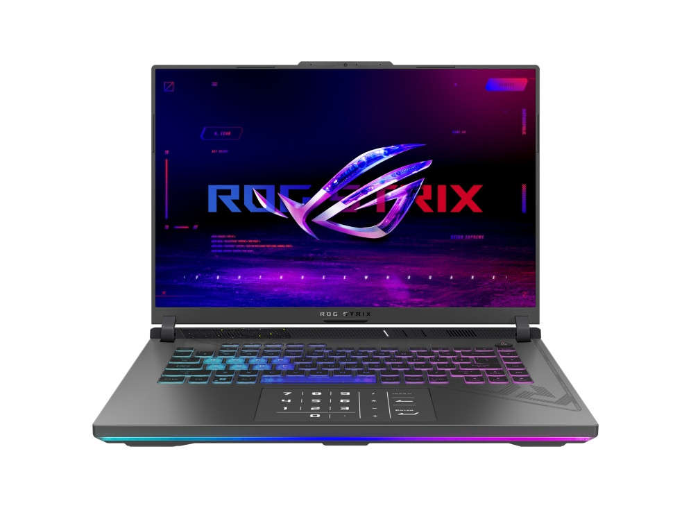 Лаптоп ASUS Strix G16 G614PW, 16.0" WUXGA 165Hz IPS, AMD Ryzen 9 8940HX, RTX 5080 16GB, 32GB DDR5 5200MHz, 1TB SSD PCIe 4.0, No OS - 90NR0QK7-M004K0 - 3