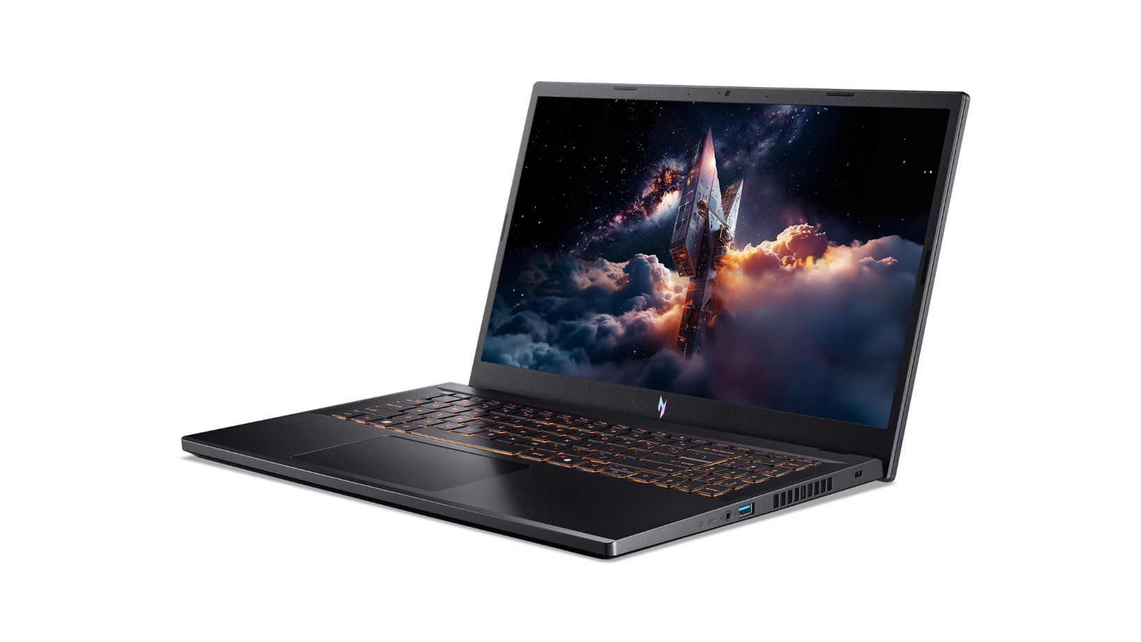 Лаптоп Acer Nitro V15 ANV15-52-96H9, 15.6" Full HD IPS 180Hz, Intel Core i9-13900H, RTX 5060 8GB, 16GB DDR5, 1TB SSD, Linux - NH.QZ8EX.00S - 3