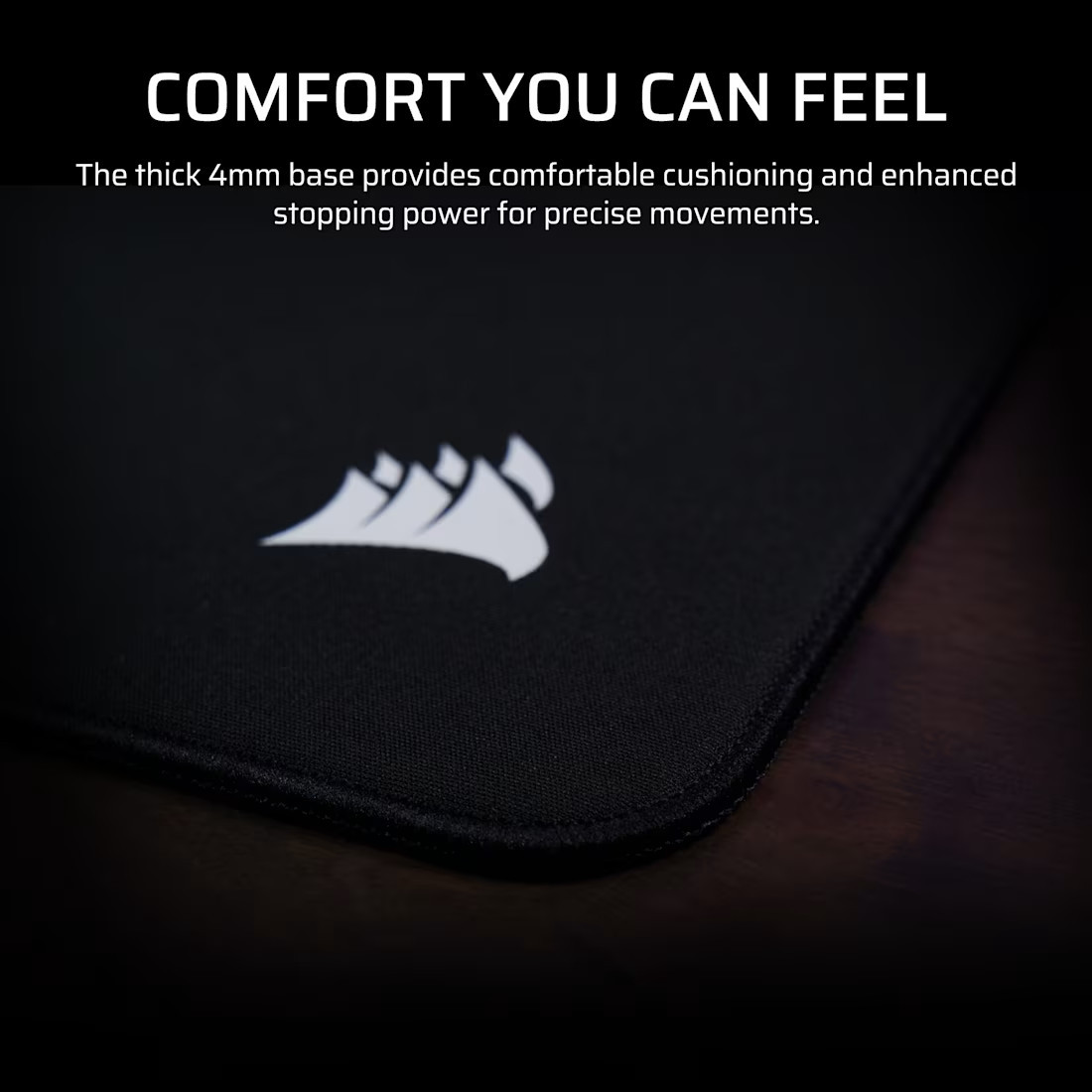 Геймърска подложка за мишка CORSAIR MM PRO Large, 450×400×4 мм, черна - CH-941C060-WW - 4