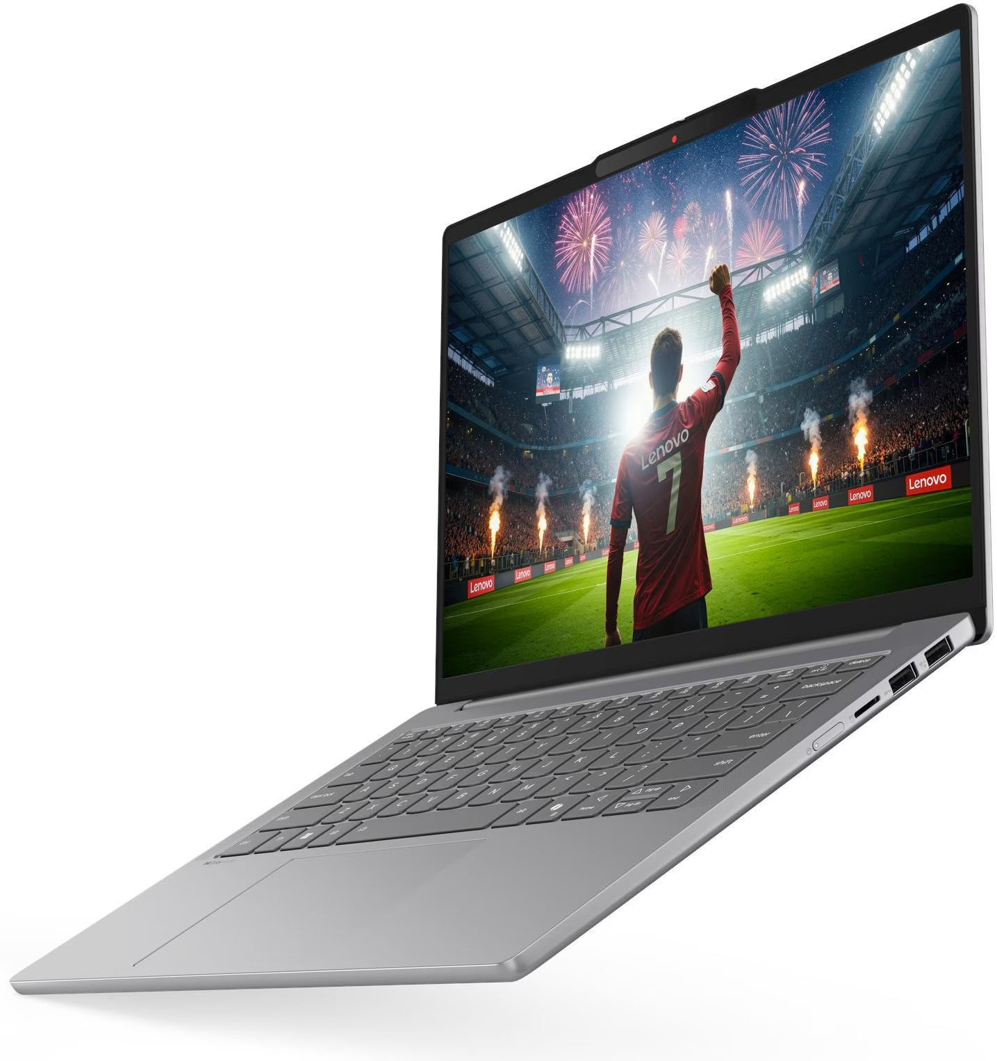 Лаптоп Lenovo IdeaPad Slim 5 14AHP11, 14" WUXGA AG, AMD Ryzen 5 240, 16GB DDR5, 512GB SSD, Без ОС - 83S3000KBM - 3