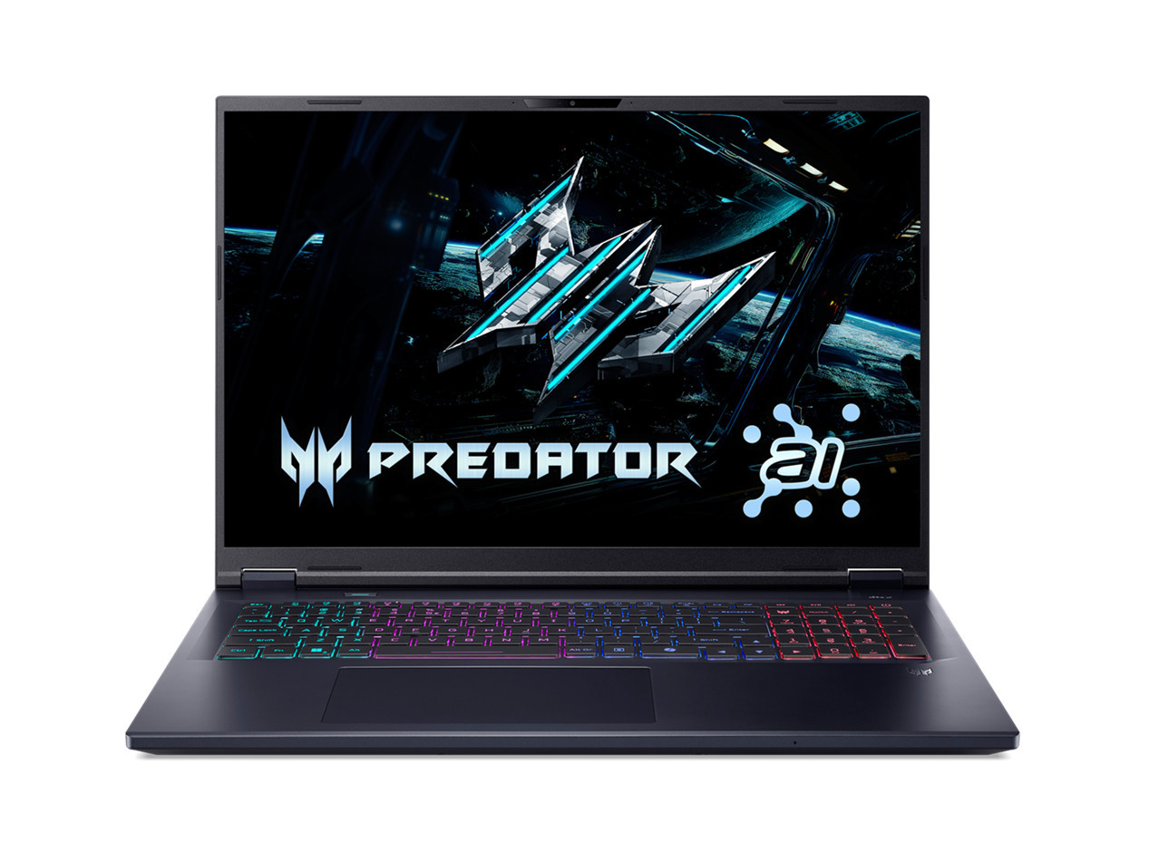 Лаптоп ACER Predator Helios Neo 18 AI PHN18-72-76RA, 18" WQXGA IPS 165Hz, Intel Core Ultra 7 255HX, RTX 5060 8GB, 16GB DDR5, 1TB SSD, Linux - NH.QVJEX.003 - 1