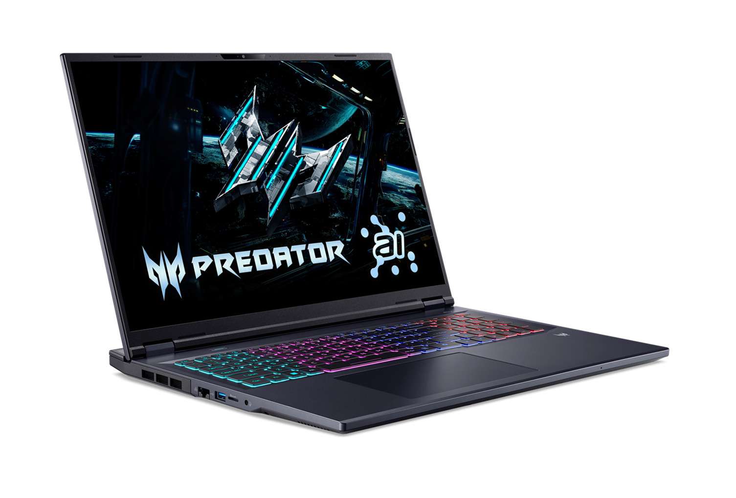 Лаптоп ACER Predator Helios Neo 18 AI PHN18-72-77L2, 18" WQXGA 240Hz IPS, Intel Core Ultra 7 255HX, NVIDIA GeForce RTX 5070 8GB, 16GB DDR5, 1TB SSD, Linux - NH.QVHEX.005 - 2