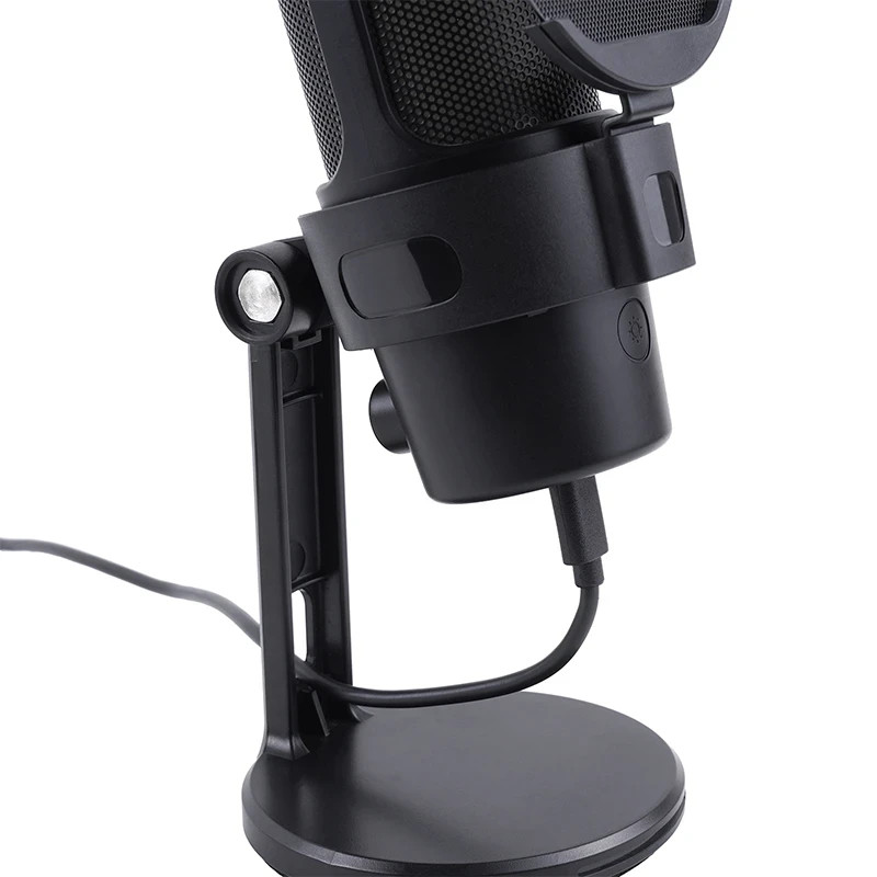 Микрофон VCom M902, USB, RGB подсветка, Cardioid Condenser - VCOM-M902-BK - 14