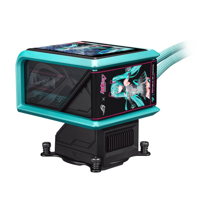 Водно охлаждане за процесор ASUS ROG RYUO IV 360 ARGB, 360mm радиатор, 1800-3200 RPM помпа, 800-2650 RPM вентилатори - 90RC01P1-B0EAY0 - 7