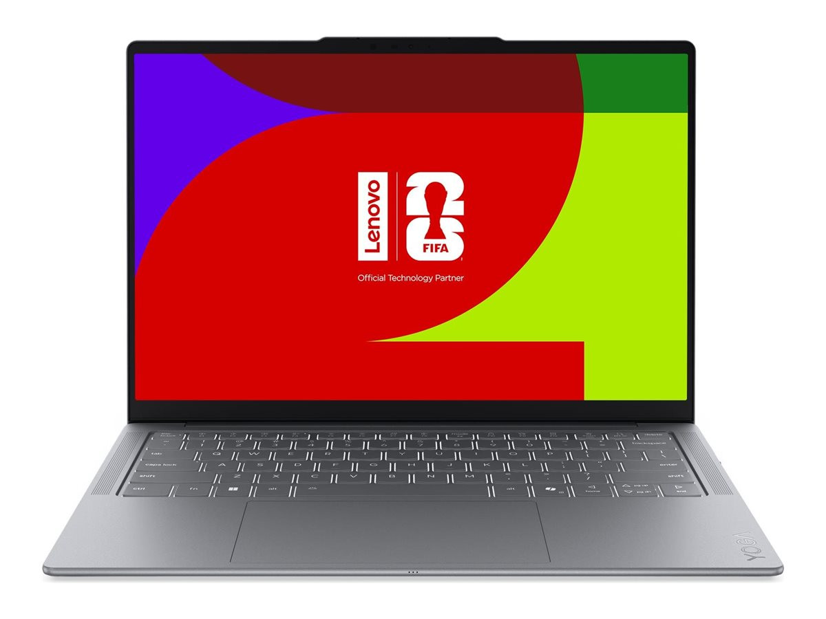 Лаптоп Lenovo Yoga Slim 7 14IPH11 Aura Edition, 14" 2.8K OLED Touch 120Hz, Intel Core Ultra 7 355, 32GB DDR5, 2TB SSD, Windows 11 Home - 83QM001VBM - 1