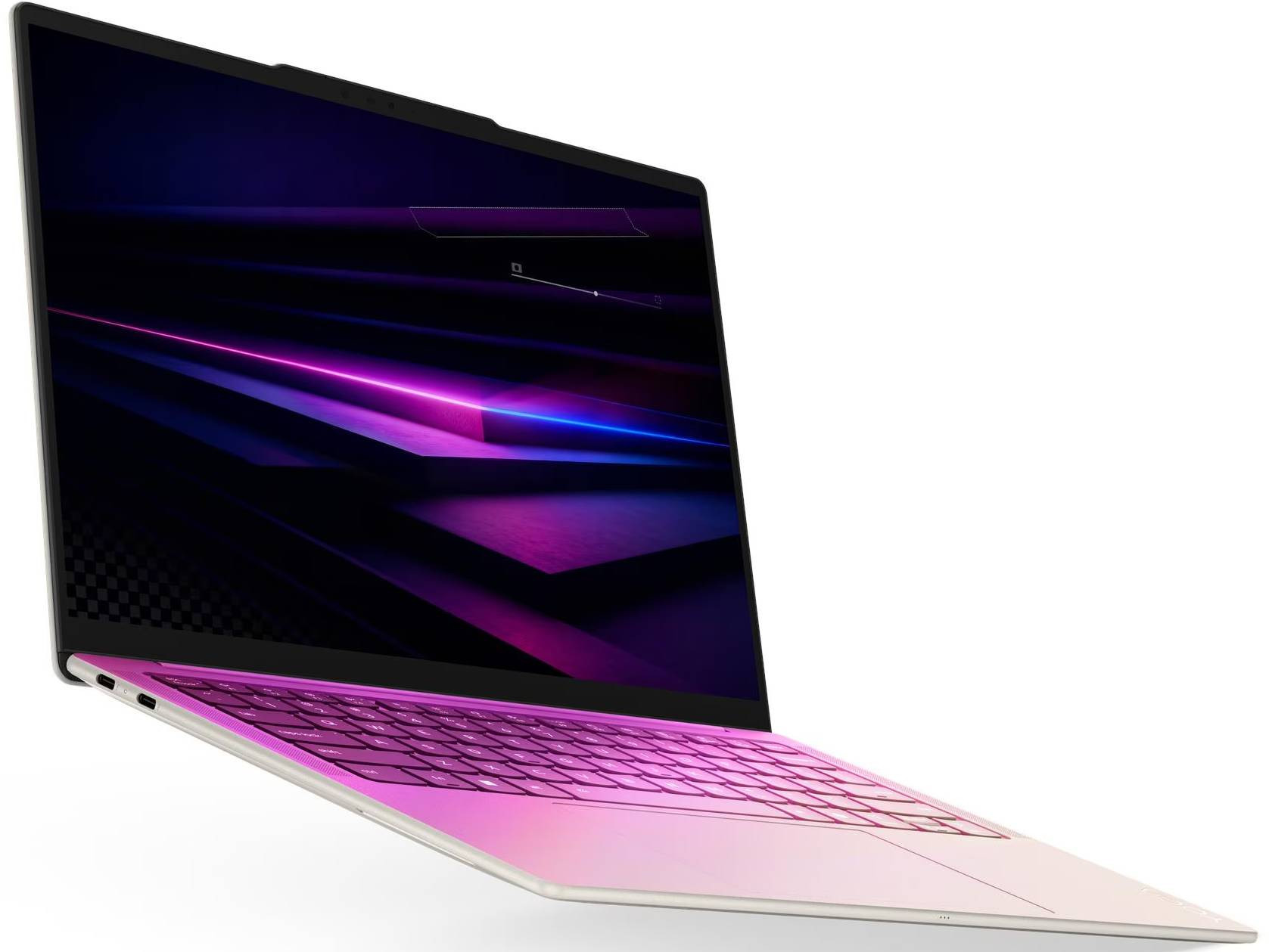 Лаптоп LENOVO Yoga Slim 7 14IPH11 Aura Edition, 14" 2.8K OLED Touch 120Hz, Intel Core Ultra 7 355, 32GB DDR5, 2TB SSD, Windows 11 Home - 83QM001UBM - 3