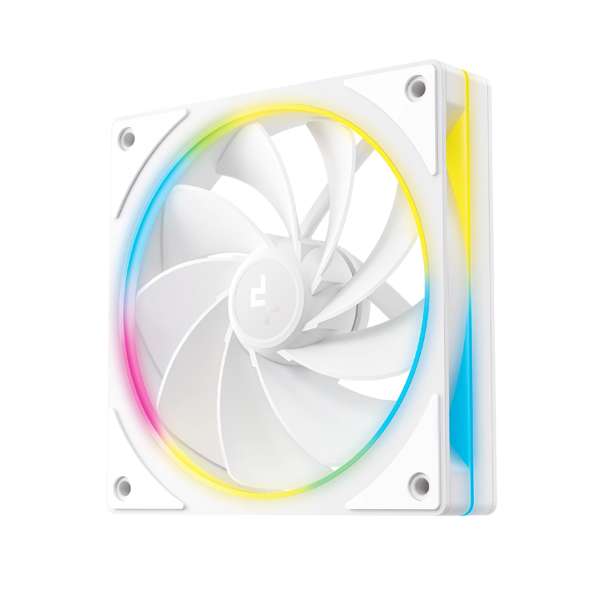 Комплект вентилатори DeepCool FL12RSE, 3x120mm Hydro Bearing Addressable RGB White - R-FL12RSE-WHAPN3-G - 2