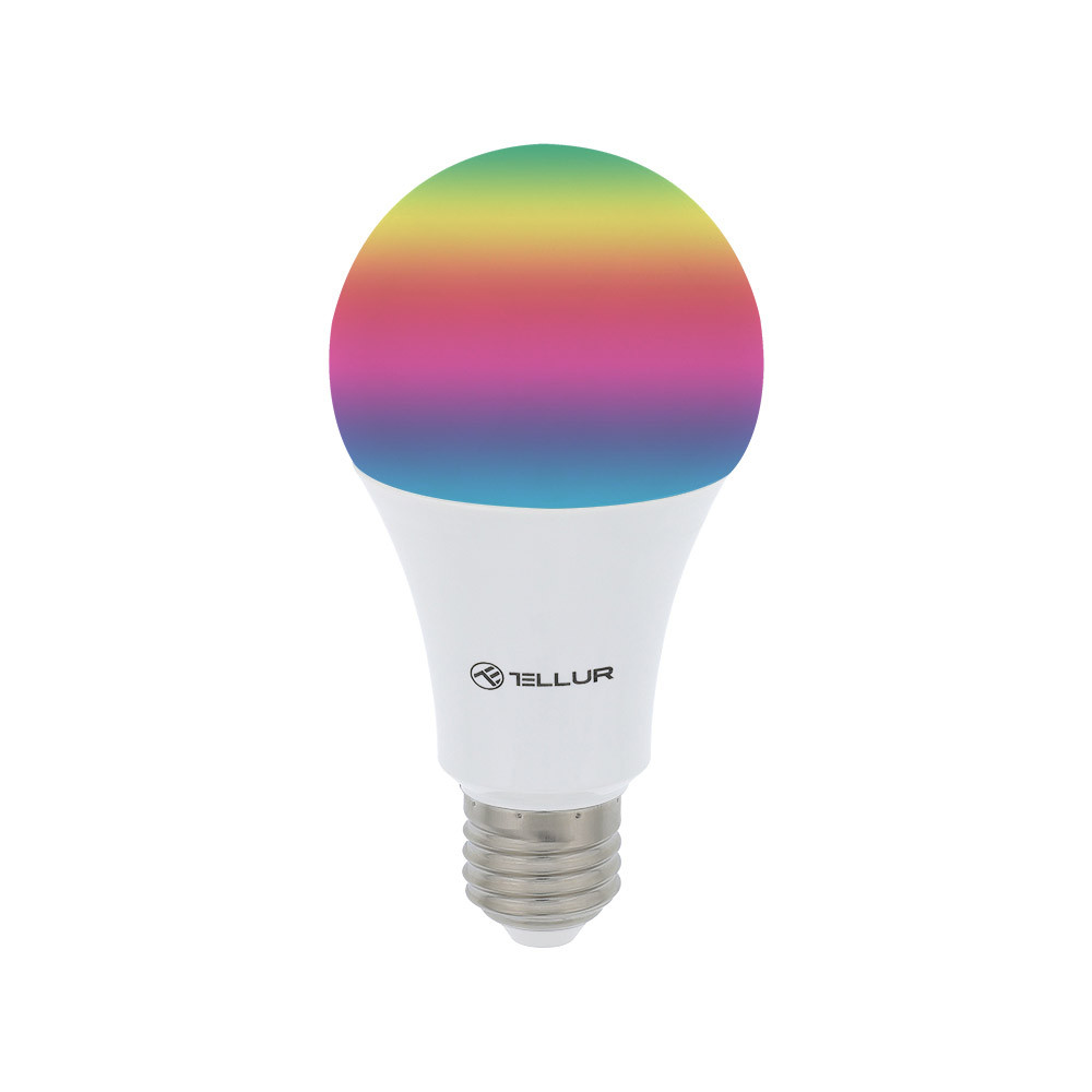Wi-Fi крушка Tellur, E27, 10W, RGB светлина - TLL331011 - 1
