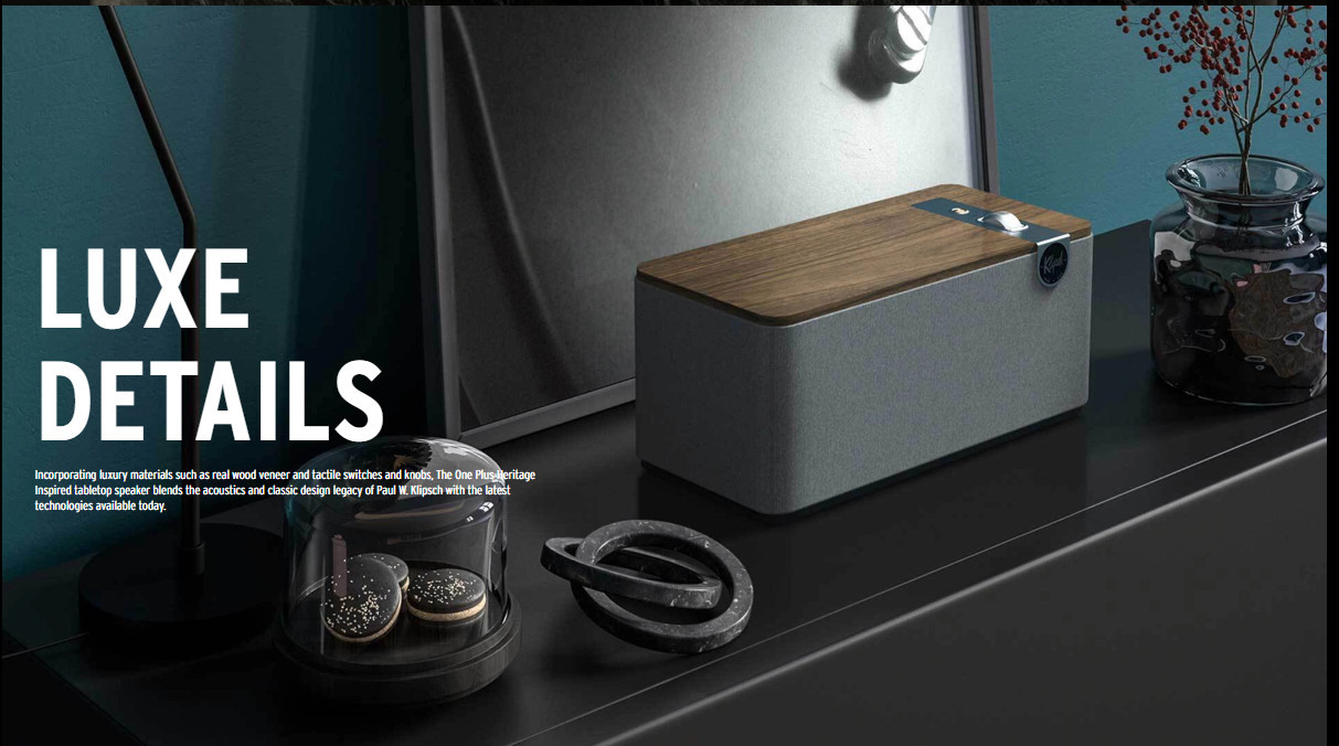 Аудиосистема Klipsch The One Plus, 2.1 канален, Walnut - 1071965 - 2