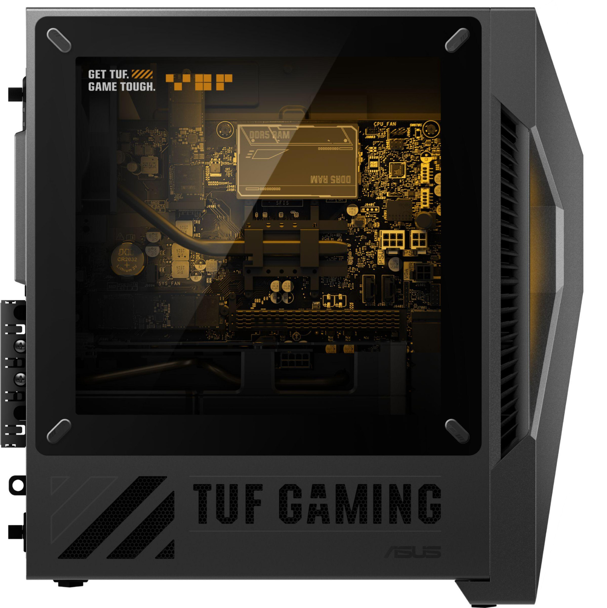 Геймърски компютър ASUS TUF Gaming T500, AMD Ryzen 7 260, RTX 5060 8GB, 16GB DDR5, 1TB SSD, Без ОС - 90PF0662-M005B0 - 6