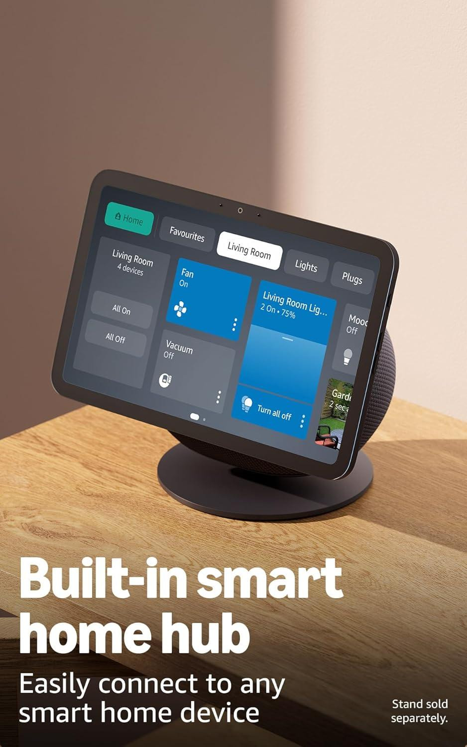 Портативна колонка Amazon Echo Show 8 Gen 4, 8" дисплей, 30W, черен - SHOW8G4-BK - 4