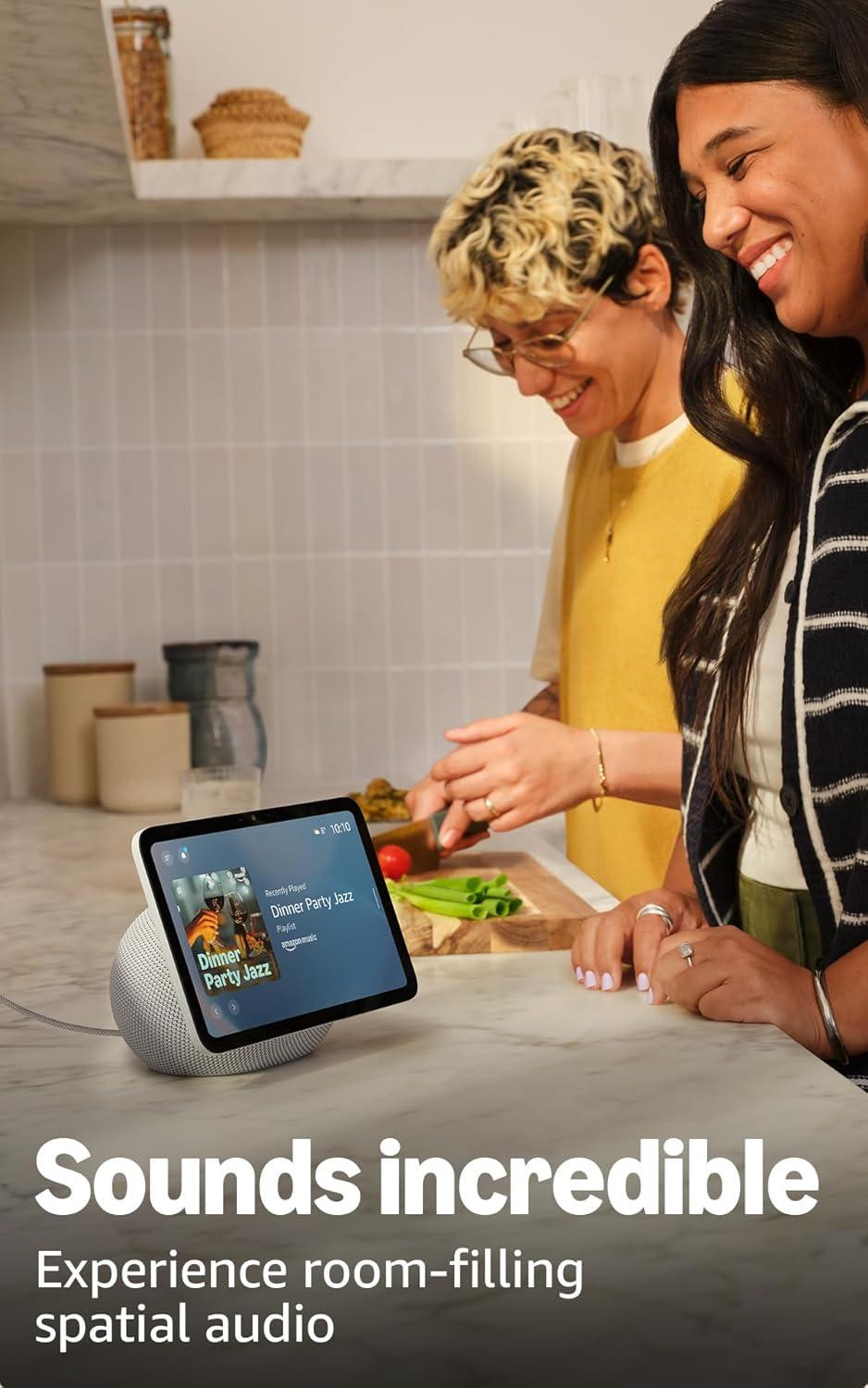 Портативна колонка Amazon Echo Show 8 Gen 4, 8" дисплей, 30W, черен - SHOW8G4-BK - 5
