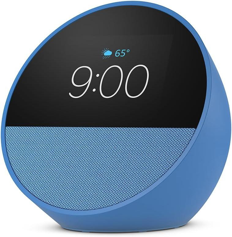 Смарт колонка Amazon Echo Spot, 2.7" Touch Display, Gласов асистент, Bluetooth/Wi-Fi, 3W RMS, син - B0C2RSJHS6 - 1