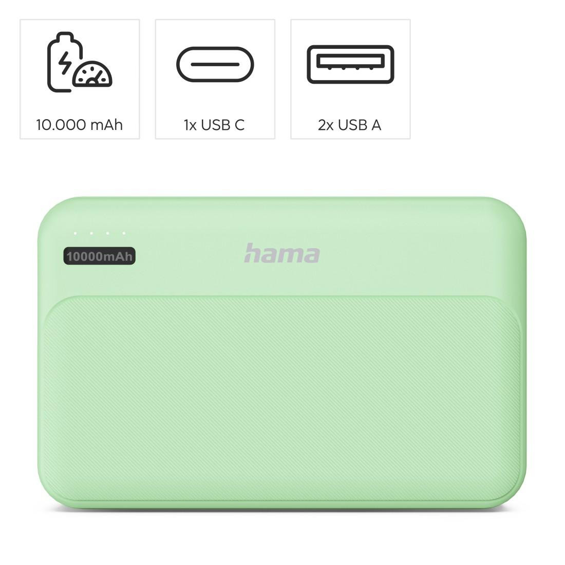 Външна батерия HAMA Pocket 10, 10000 mAh - HAMA-201771 - 2