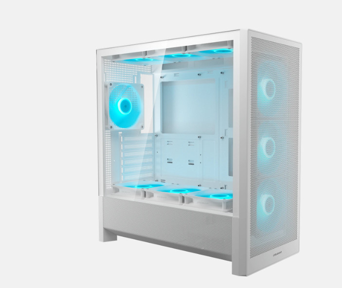 Кутия за компютър COUGAR GAMING MX230 RGB, Midi Tower, Бял, RGB контрол, 4x 120mm aRGB вентилатора - CGR-2PC8W-RGB - 14